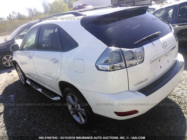 JTJGW31U660002101 - 2006 LEXUS RX 400 WHITE photo 3