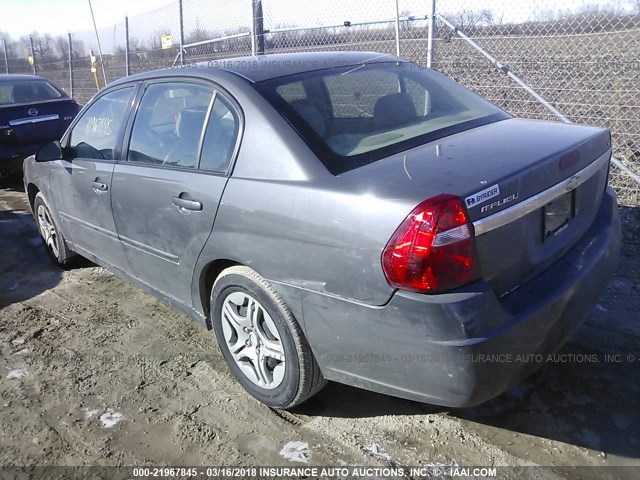 1G1ZS58NX8F111784 - 2008 CHEVROLET MALIBU LS 灰色 照片 3