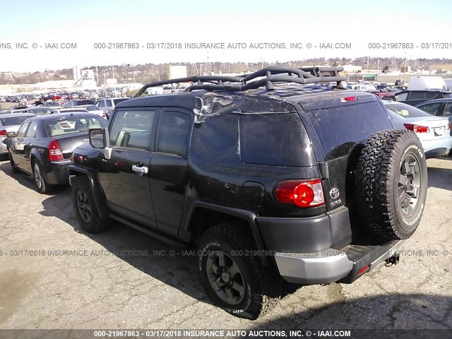 JTEBU11F470057944 - 2007 TOYOTA FJ CRUISER BLACK photo 6