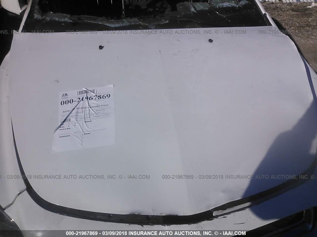 1G1ZC5E17BF300298 - 2011 CHEVROLET MALIBU 1LT 白色 照片 10