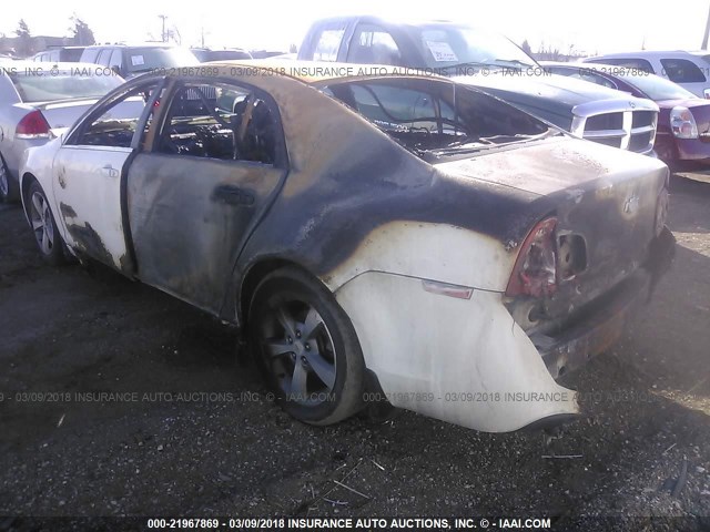 1G1ZC5E17BF300298 - 2011 CHEVROLET MALIBU 1LT 白色 照片 3