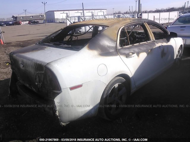 1G1ZC5E17BF300298 - 2011 CHEVROLET MALIBU 1LT 白色 照片 4