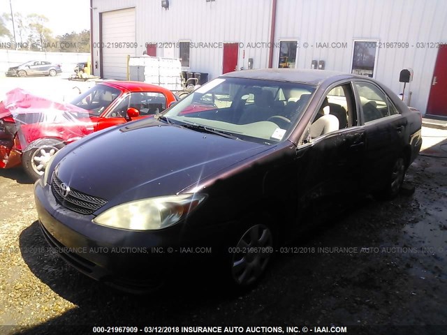 4T1BE32K93U689328 - 2003 TOYOTA CAMRY LE/XLE/SE PURPLE photo 2