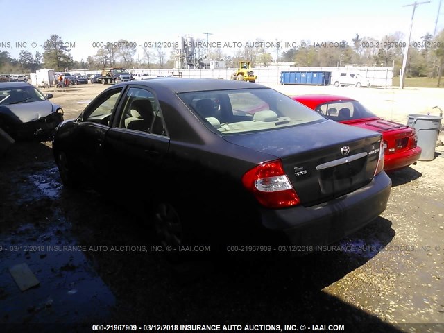 4T1BE32K93U689328 - 2003 TOYOTA CAMRY LE/XLE/SE PURPLE photo 3