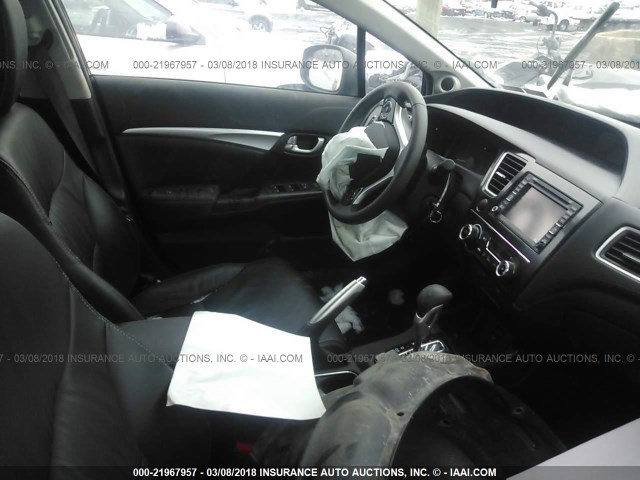 19XFB2F94DE253311 - 2013 HONDA CIVIC EXL BLACK photo 5