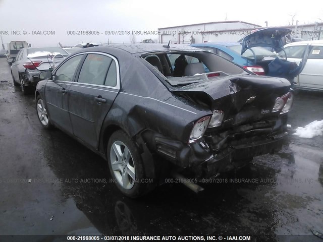 1G1ZB5EB8AF259707 - 2010 CHEVROLET MALIBU LS 灰色 照片 3