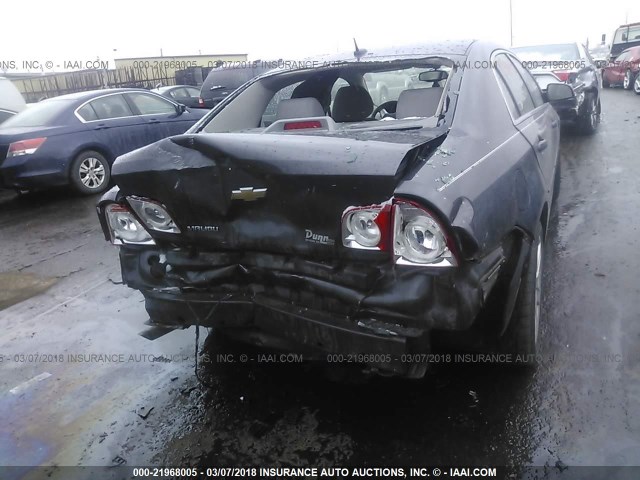 1G1ZB5EB8AF259707 - 2010 CHEVROLET MALIBU LS 灰色 照片 6