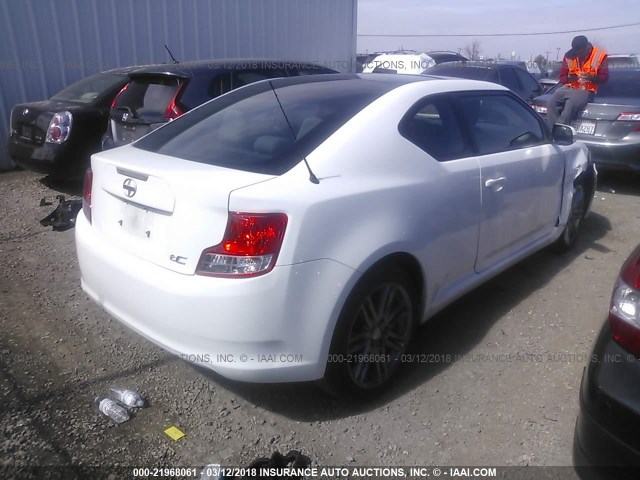 JTKJF5C74C3025097 - 2012 TOYOTA SCION TC 白色 照片 4