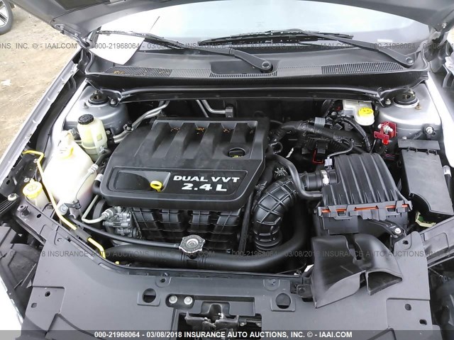 1C3CCBBB3DN584437 - 2013 CHRYSLER 200 TOURING GRAY photo 10