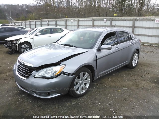 1C3CCBBB3DN584437 - 2013 CHRYSLER 200 TOURING GRAY photo 2