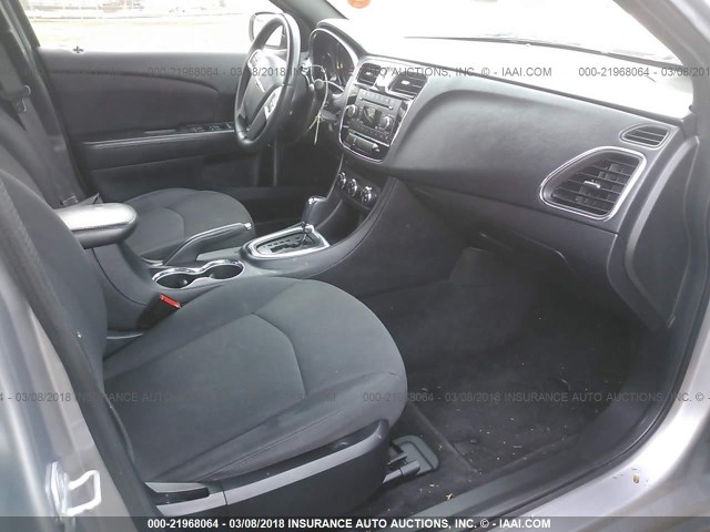 1C3CCBBB3DN584437 - 2013 CHRYSLER 200 TOURING GRAY photo 5