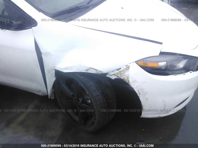 1C3CDFBB7GD530881 - 2016 DODGE DART SXT WHITE photo 6