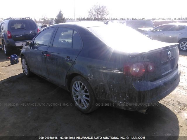 3VWRJ71K99M063246 - 2009 VOLKSWAGEN JETTA WOLFSBURG 黑色 照片 3