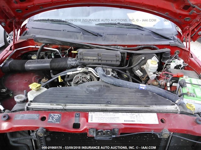 3B7HF13Z1XG154563 - 1999 DODGE RAM 1500 RED photo 10