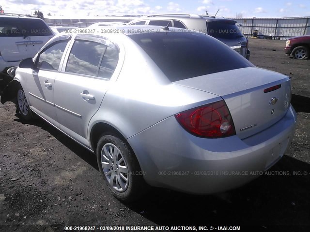 1G1AD5F58A7148259 - 2010 CHEVROLET COBALT 1LT SILVER photo 3