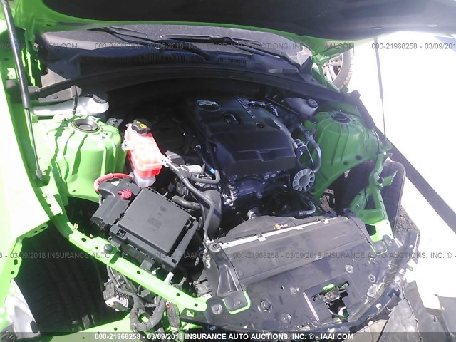 1G1FD1RX1H0188312 - 2017 CHEVROLET CAMARO LT GREEN photo 10