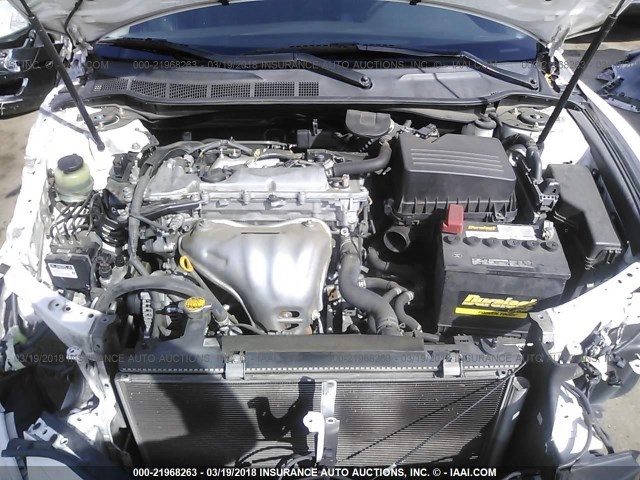 4T1BF3EK1AU574499 - 2010 TOYOTA CAMRY SE/LE/XLE WHITE photo 10