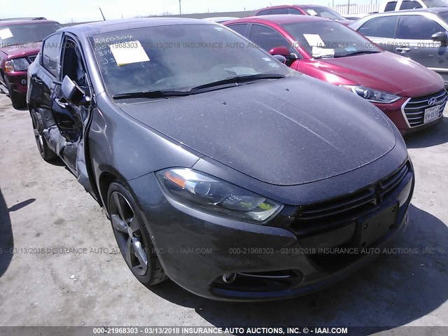 1C3CDFEB9ED834805 - 2014 DODGE DART GT GRAY photo 1