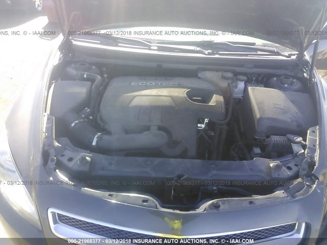 1G1ZB5EB0A4108937 - 2010 CHEVROLET MALIBU LS ნაცრისფერი ფოტო 10