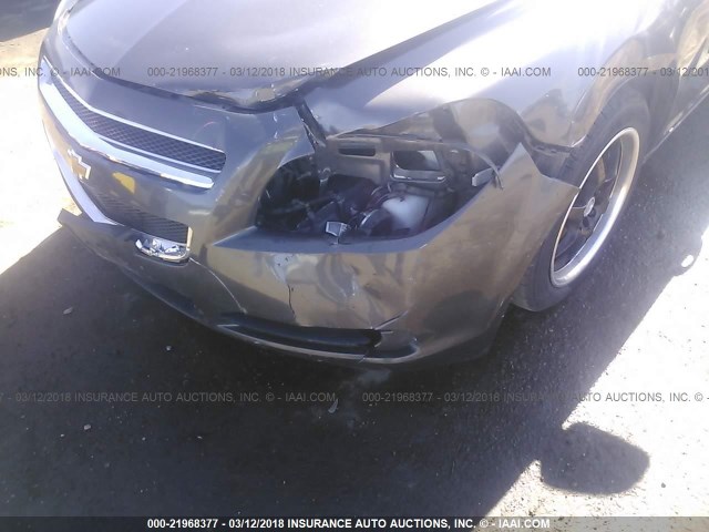 1G1ZB5EB0A4108937 - 2010 CHEVROLET MALIBU LS ნაცრისფერი ფოტო 6