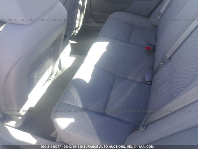 1G1ZB5EB0A4108937 - 2010 CHEVROLET MALIBU LS ნაცრისფერი ფოტო 8
