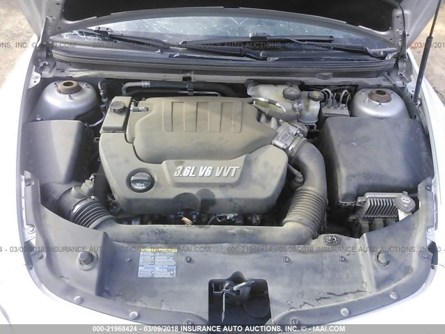 1G1ZK57719F243322 - 2009 CHEVROLET MALIBU LTZ 银色 照片 10