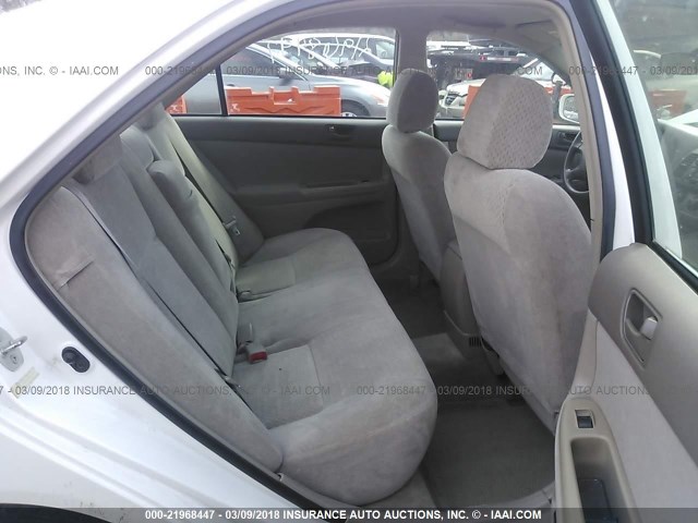 4T1BE32K43U152057 - 2003 TOYOTA CAMRY LE/XLE/SE WHITE photo 8