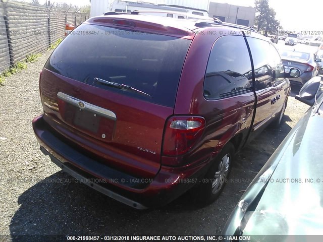 2C4GP54L65R453788 - 2005 CHRYSLER TOWN & COUNTRY TOURING MAROON photo 4