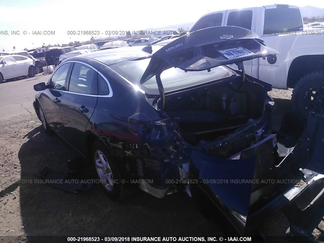 1G1ZB5ST3JF106830 - 2018 CHEVROLET MALIBU LS 蓝色 照片 3