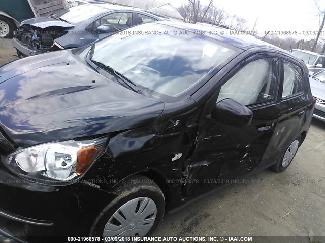 ML32A3HJ7HH001506 - 2017 MITSUBISHI MIRAGE ES 黑色 照片 6