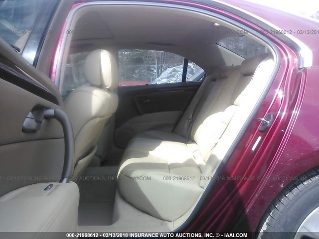 JH4KB16595C002197 - 2005 ACURA RL RED photo 8