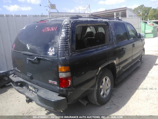 1GKFK66U13J340567 - 2003 GMC YUKON XL DENALI BLACK photo 4