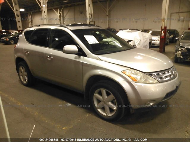 JN8AZ08WX3W228435 - 2003 NISSAN MURANO SL/SE SILVER photo 1