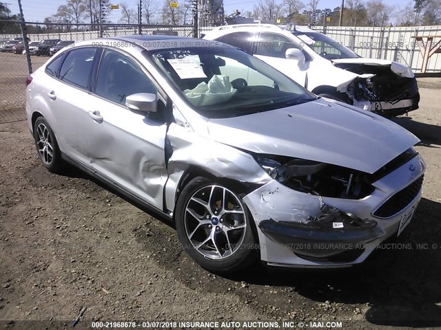 1FADP3H28HL212732 - 2017 FORD FOCUS SEL SILVER photo 1