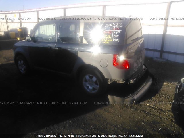 5J6YH27593L024352 - 2003 HONDA ELEMENT EX BLACK photo 3