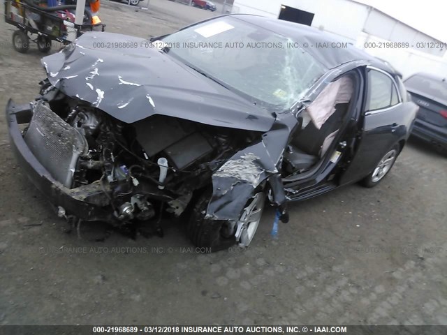 1G11B5SLXFF220165 - 2015 CHEVROLET MALIBU LS 黑色 照片 2