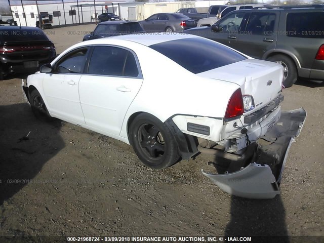 1G1ZA5E04AF314543 - 2010 CHEVROLET MALIBU LS თეთრი ფოტო 3