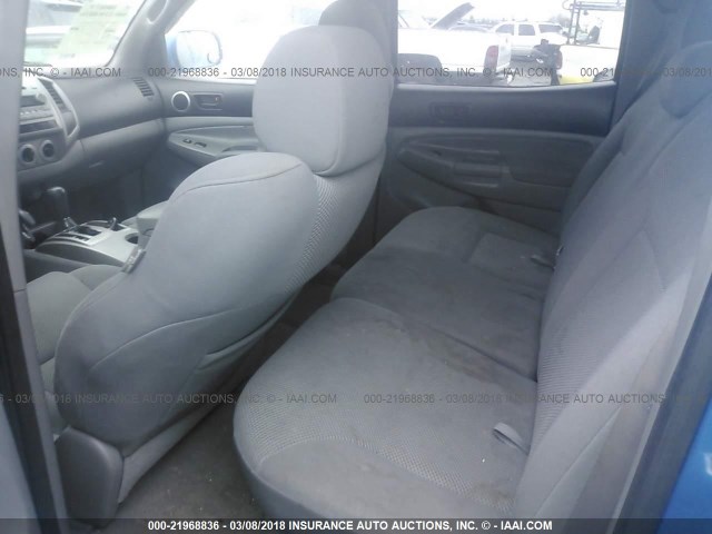 5TELU42N97Z366759 - 2007 TOYOTA TACOMA DOUBLE CAB 蓝色 照片 8