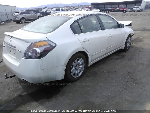 1N4AL21E09N442509 - 2009 NISSAN ALTIMA 2.5/2.5S WHITE photo 4