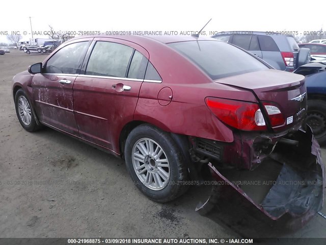 1C3LC66JX8N162695 - 2008 CHRYSLER SEBRING LIMITED RED photo 3