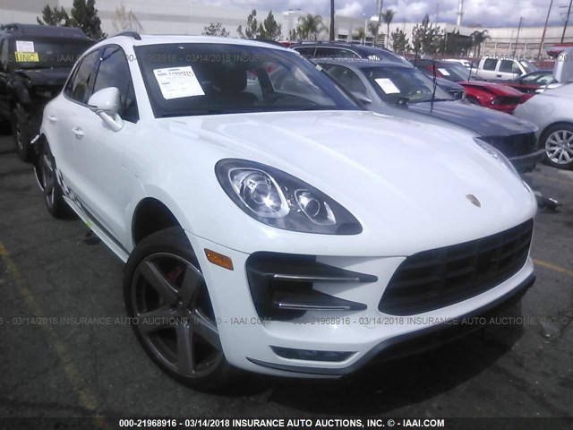 WP1AF2A54HLB60691 - 2017 PORSCHE MACAN TURBO WHITE photo 1