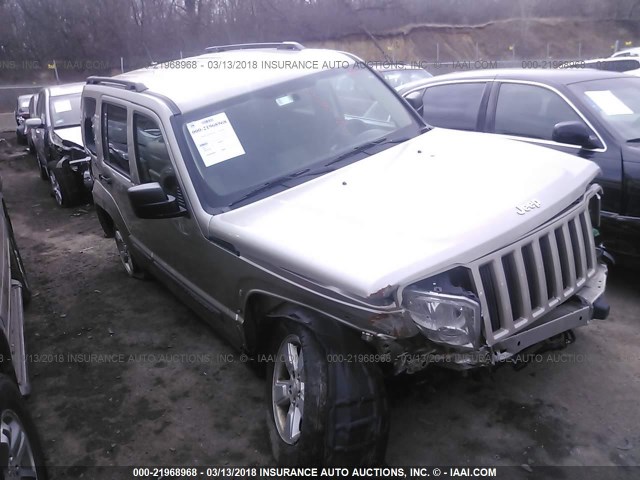 1J4PN2GK8AW128658 - 2010 JEEP LIBERTY SPORT 金色 照片 1