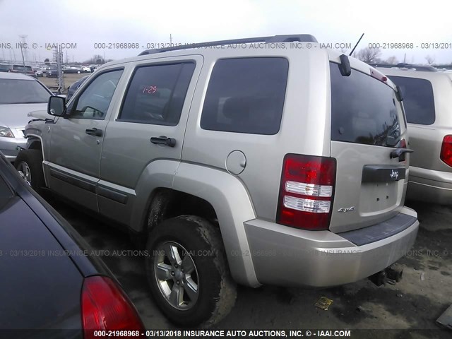 1J4PN2GK8AW128658 - 2010 JEEP LIBERTY SPORT 金色 照片 3