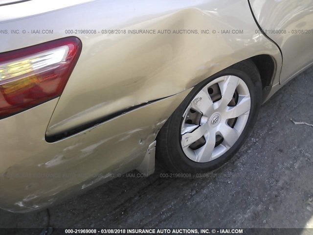 4T1BE46K87U648730 - 2007 TOYOTA CAMRY NEW GENERAT CE/LE/XLE/SE GOLD photo 6