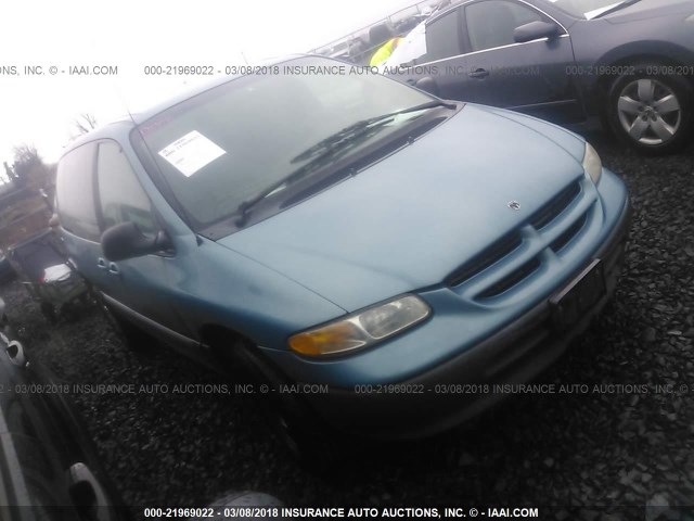 2B4GP45G9XR312175 - 1999 DODGE CARAVAN SE/SPORT TEAL photo 1