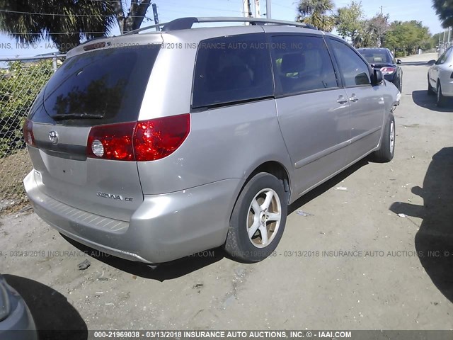 5TDZA23C16S400581 - 2006 TOYOTA SIENNA CE/LE BEIGE photo 3