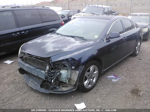 1G1ZH57B894272797 - 2009 CHEVROLET MALIBU 1LT 蓝色 照片 2