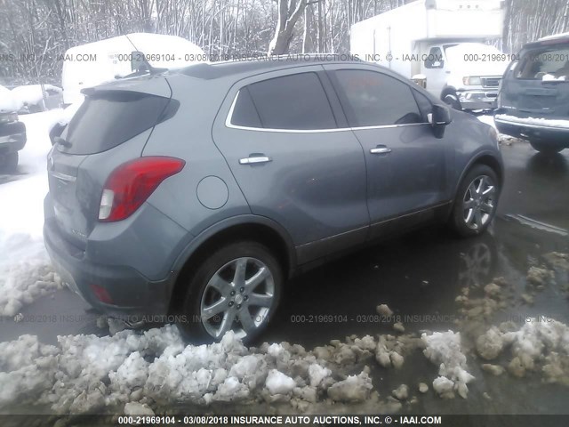 KL4CJBSB8DB093181 - 2013 BUICK ENCORE CONVENIENCE 灰色 照片 4