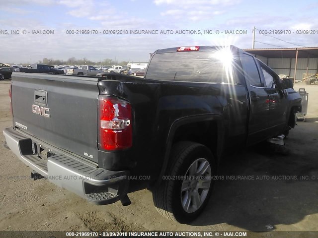 1GTR1MEC9GZ308529 - 2016 GMC SIERRA C1500 SLE BLACK photo 4