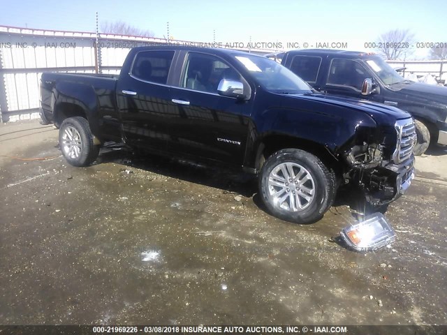 1GTG6CE3XF1144482 - 2015 GMC CANYON SLT BLACK photo 1